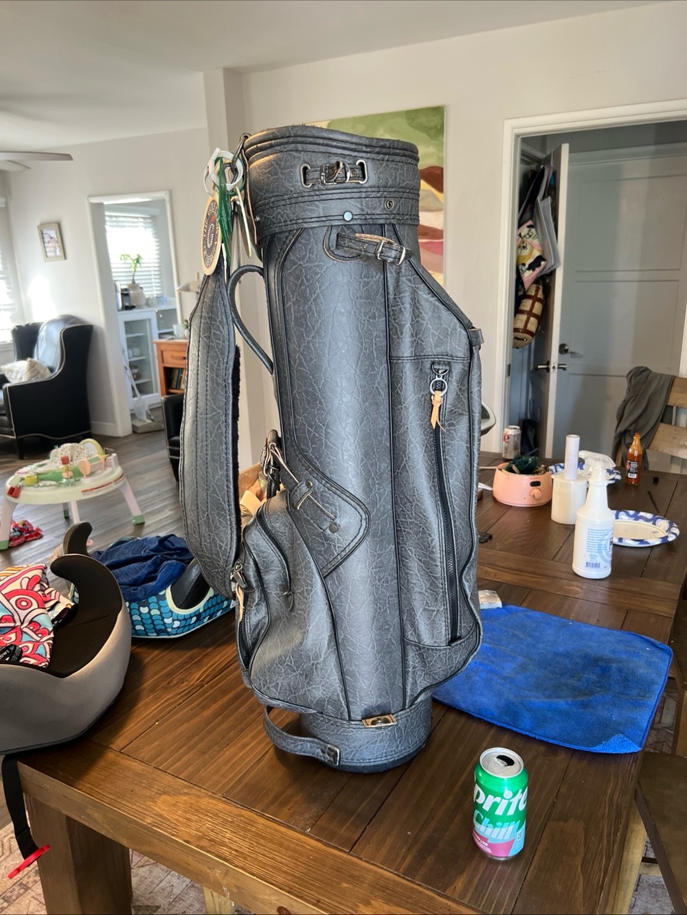 Men's Black Golf Bag - Sleek Carry Bag